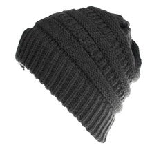 Mixed Color Knitted Wool Hat Ladies Non-labeled Ponytail Hat snapshop