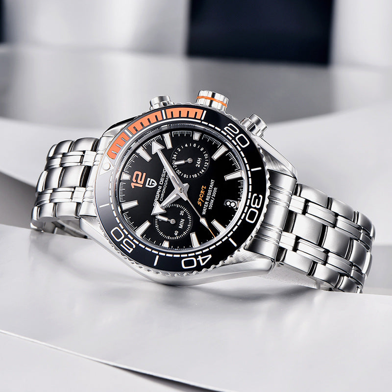 24 Hour Calendar Luminous Men's Quartz Watch snapshop