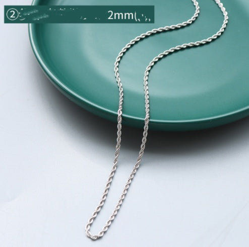 Cross Chain Gypsophila Snake Bone Chain Twist Chain Box Chain snapshop