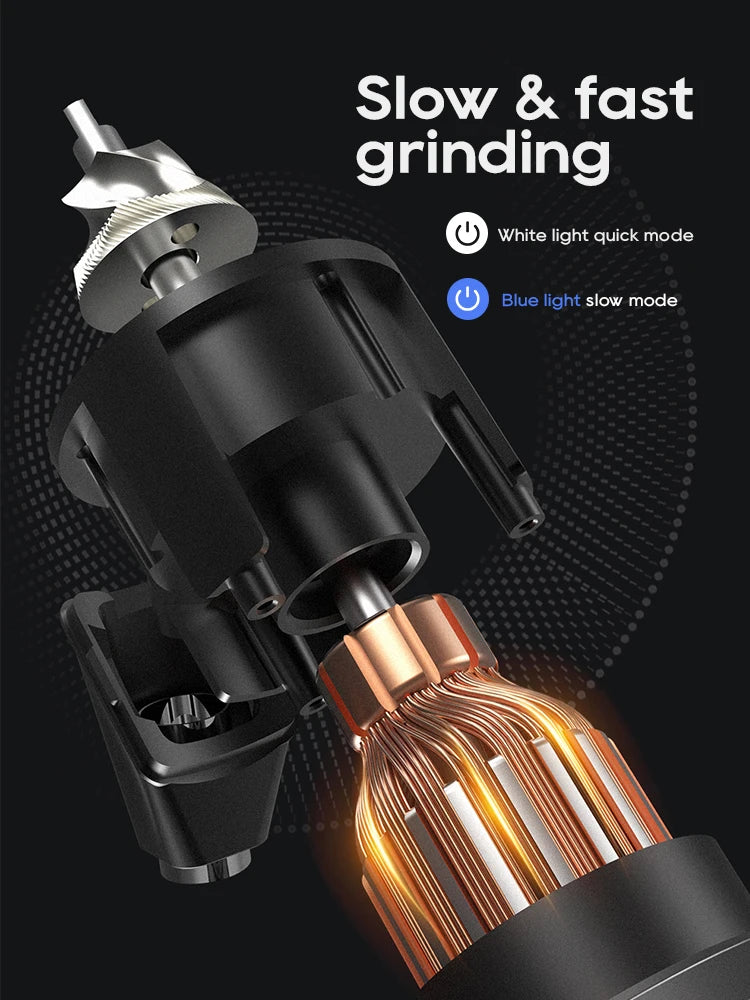 HiBREW G5 48mm Conical Burr Electric Coffee Grinder Compact Portable Coffee Bean Mill Kitchen for Espresso Turkish Coffee HiBREW Official Store