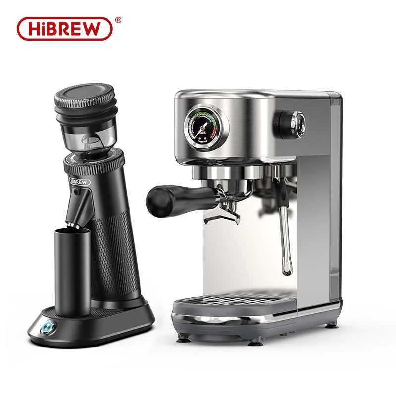 HiBREW G5 48mm Conical Burr Electric Coffee Grinder Compact Portable Coffee Bean Mill Kitchen for Espresso Turkish Coffee HiBREW Official Store