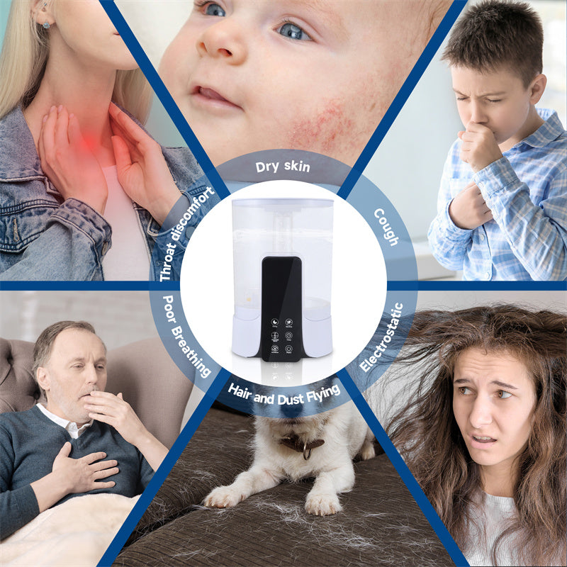 6L Large-capacity Humidifier Intelligent Timed Heating Spray UV Sterilization Intelligent Remote Control snapshop