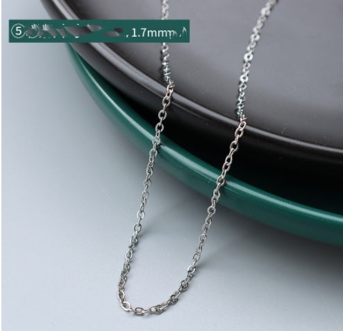 Cross Chain Gypsophila Snake Bone Chain Twist Chain Box Chain snapshop